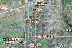 西安市地图