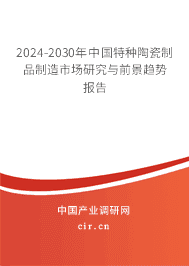 2024-2030年中国特种陶瓷制品制造市场研究与前景趋势报告